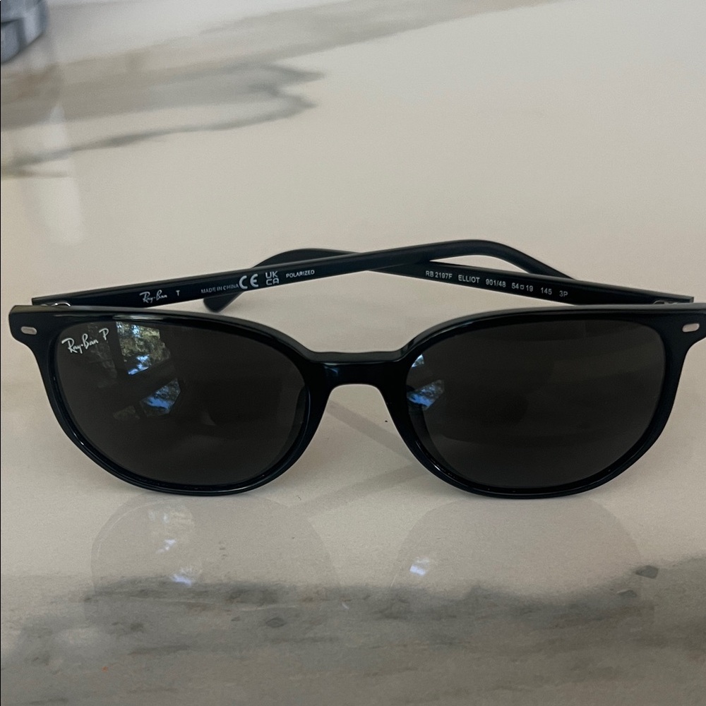 Ray-Ban Elliot Sunglasses Black Polarized
